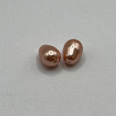 Swarovski 11x8MM Pear Pearl A5821 - Rose Peach (2pcs)