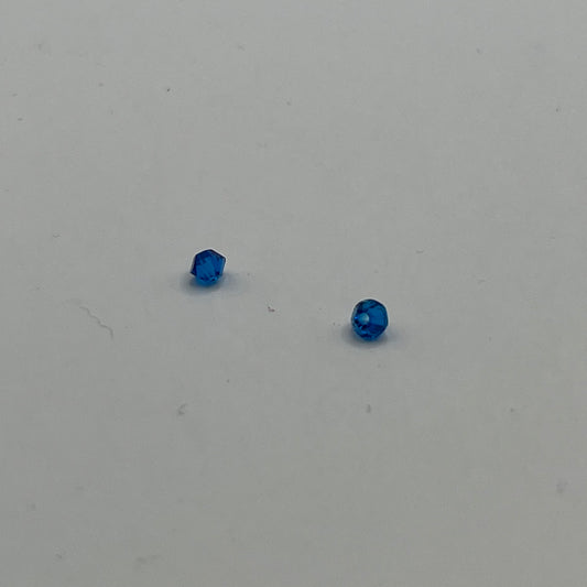 Swarovski 3MM Bicones - Capri Blue (24pcs)