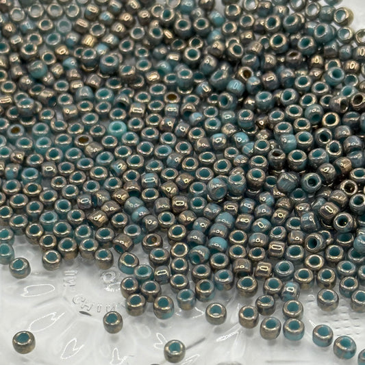 TOHO - Gilded Marble Turquoise - 11/0