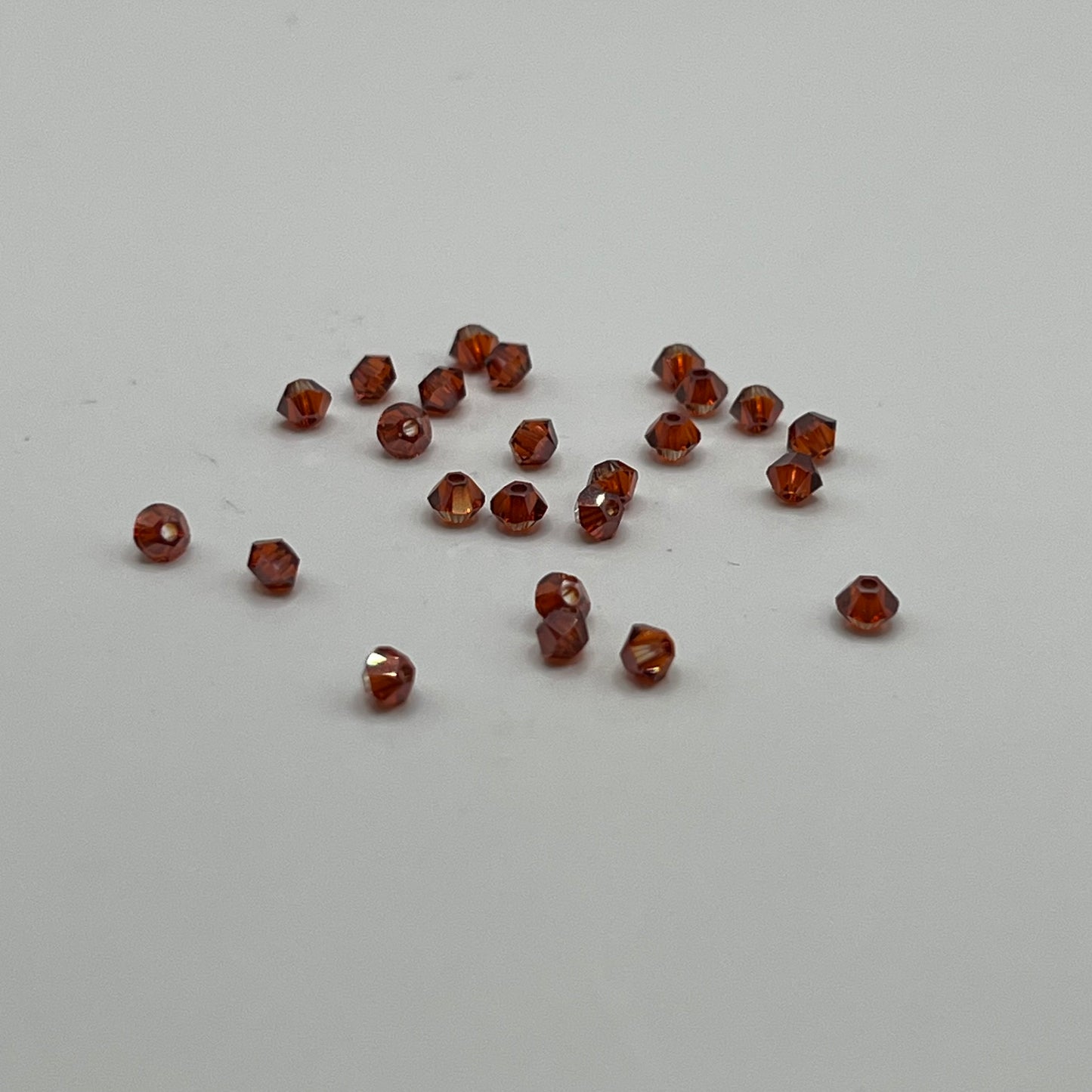 Swarovski 3MM Bicones - Red Magma (24pcs)
