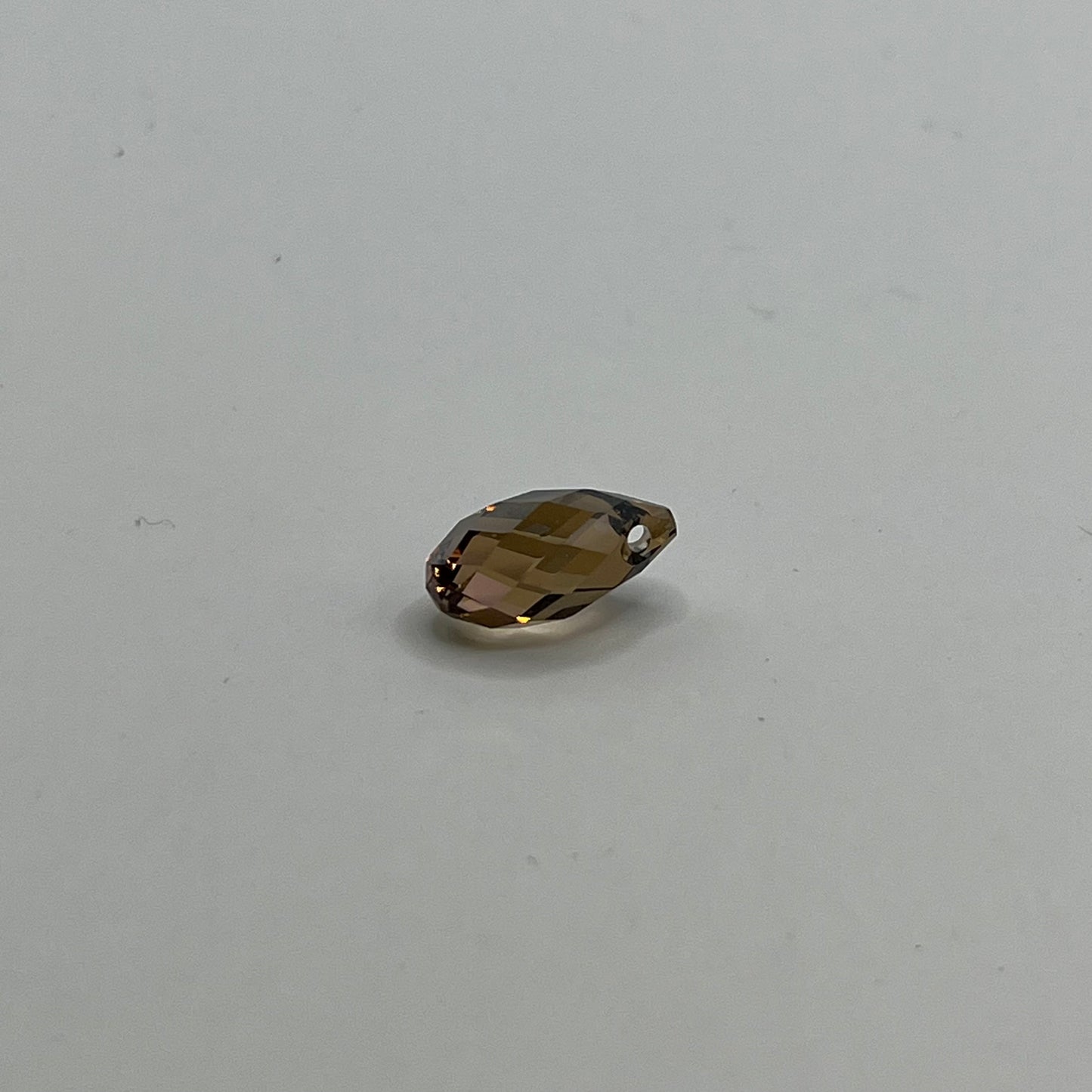Swarovski 13x6.5MM Briolette Pendant A6010 - Crystal Bronze Shade