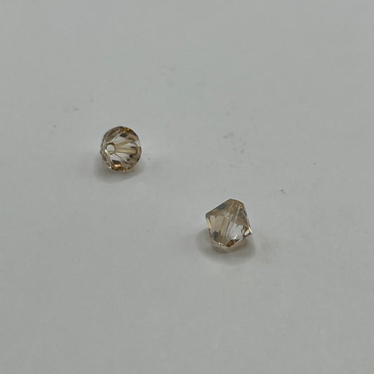 Swarovski 6MM Bicones - Golden Shadow (24pcs)