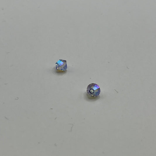 Swarovski 4MM Bicones - Smoky Mauve AB2X (12pcs)