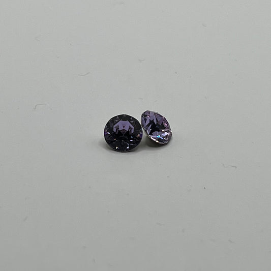 Swarovski 8MM Xirius Chaton A1088 - Violet (4pcs)