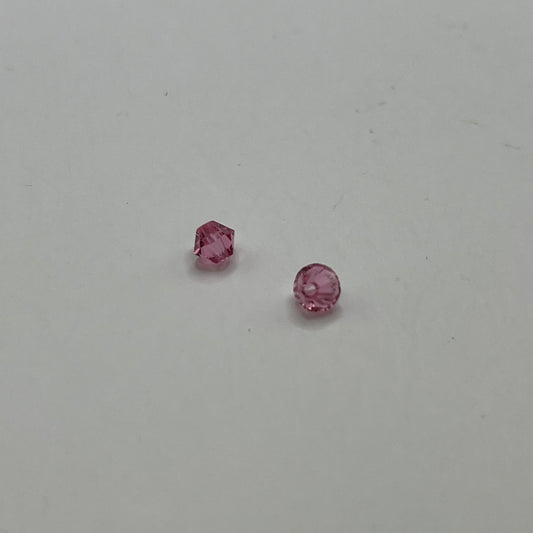 Swarovski 4MM Bicones - Rose (12pcs)