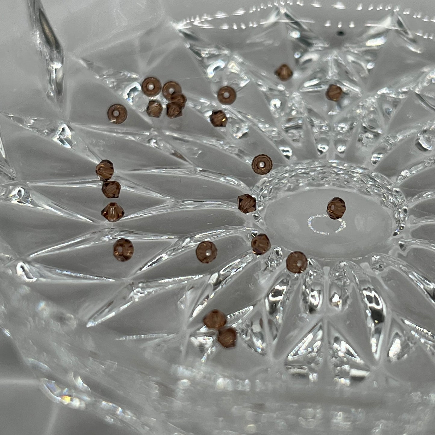 Swarovski 2.5MM Bicones - Light Smoked Topaz (24pcs)