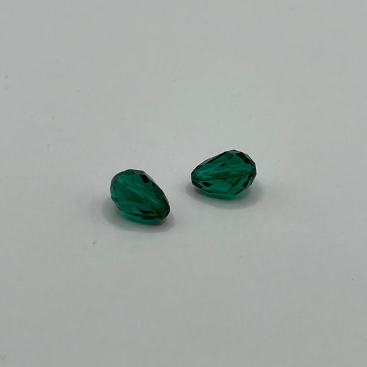 Swarovski 10.5x7MM Teardrop - Emerald (4pcs)