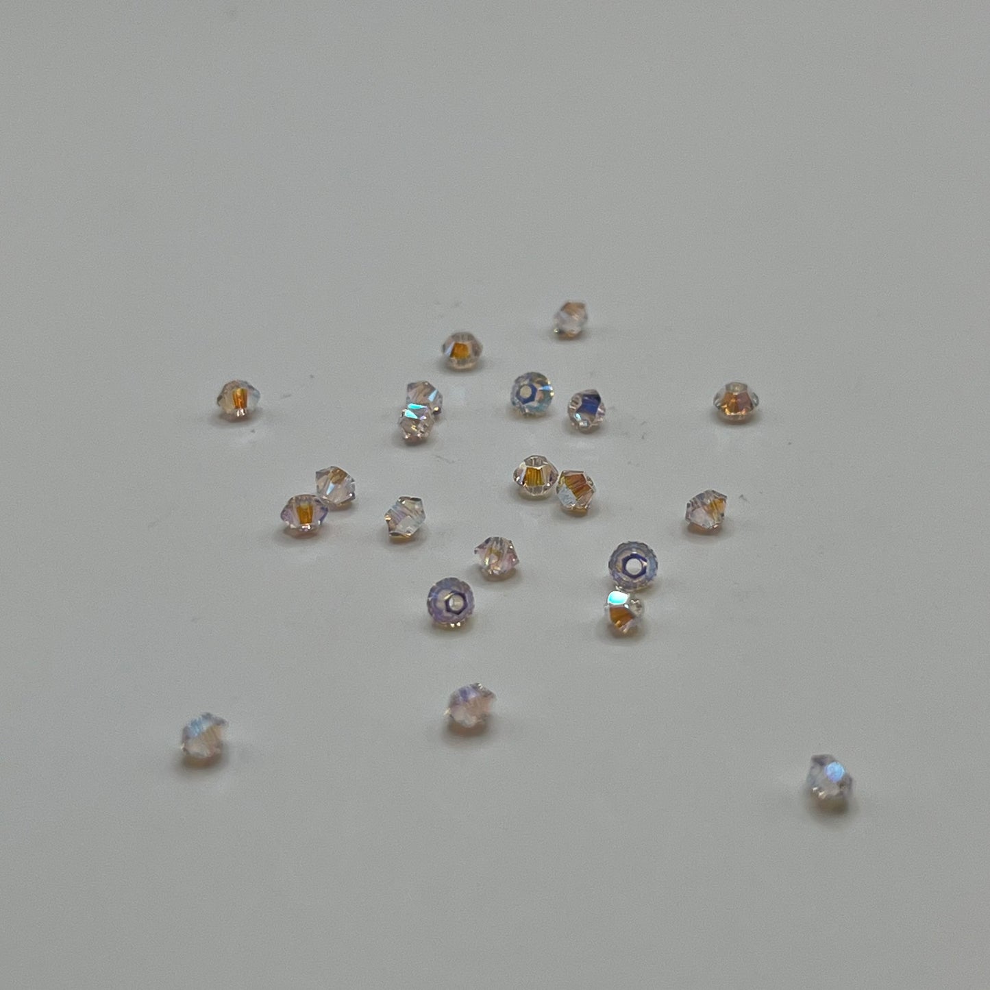 Swarovski 3MM Bicones - Silk AB2X (24pcs)