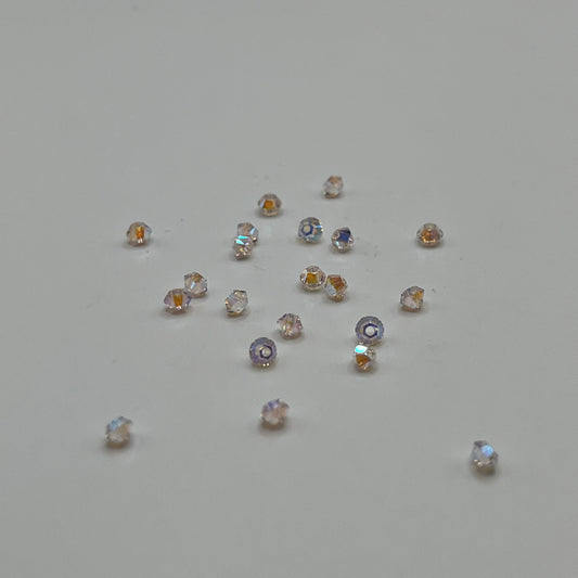 Swarovski 3MM Bicones - Silk AB2X (24pcs)