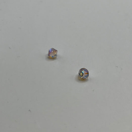 Swarovski 4MM Bicones - Ceylon Topaz AB2X (12pcs)