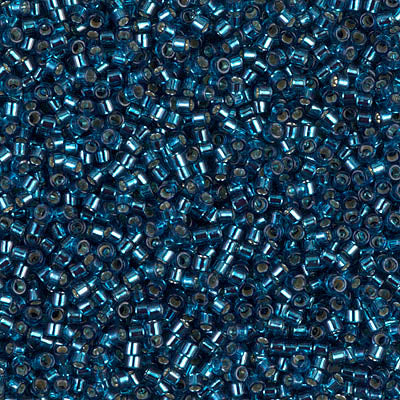 DB0608 - Silver-Lined Blue Zircon Dyed - 11/0