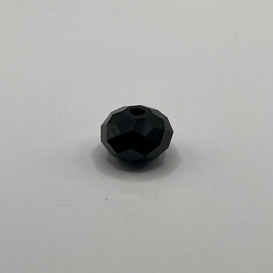 Swarovski 20MM Faceted Donut - Jet