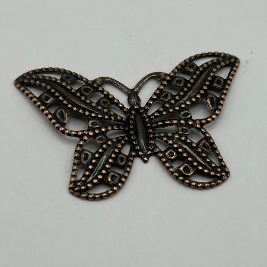 Filigree Butterfly - Antique Copper (2pcs)