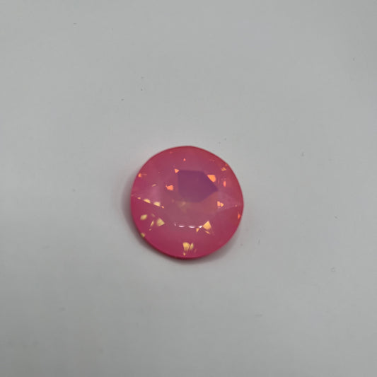 Swarovski 27MM Crystal White Opal Ultra Pink Coral AB