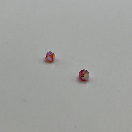 Swarovski 4MM Bicones - Fireopal AB2X (12pcs)