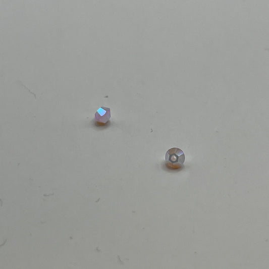 Swarovski 3MM Bicones - Rose Water Opal AB2X (24pcs)