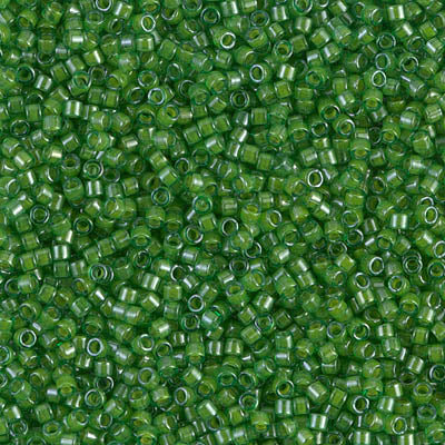 DB0274 - Lined Green / Lime - 11/0