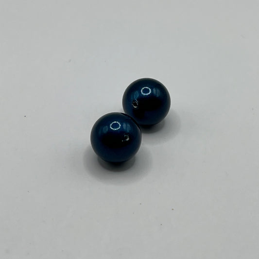 Swarovski 10MM Pearls - Petrol (2pcs)