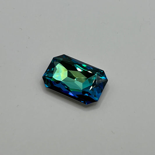 Swarovski 27X18.5MM Octagon A4627 - Bermuda Blue