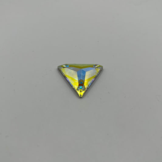 Swarovski 22MM Triangle Sew-On A3270 - Crystal AB