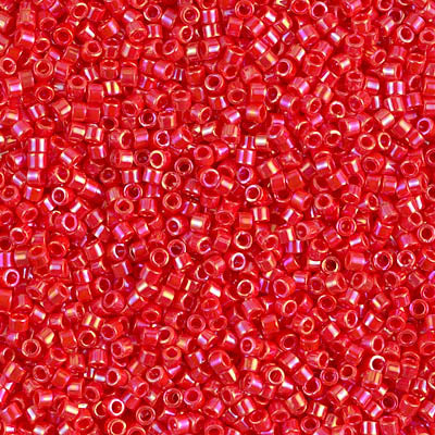 DB0159 - Opaque Vermillion Red AB - 11/0