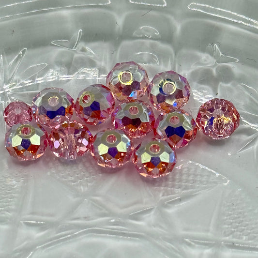 Swarovski Brio- 6MM - Light Rose AB (12pcs)