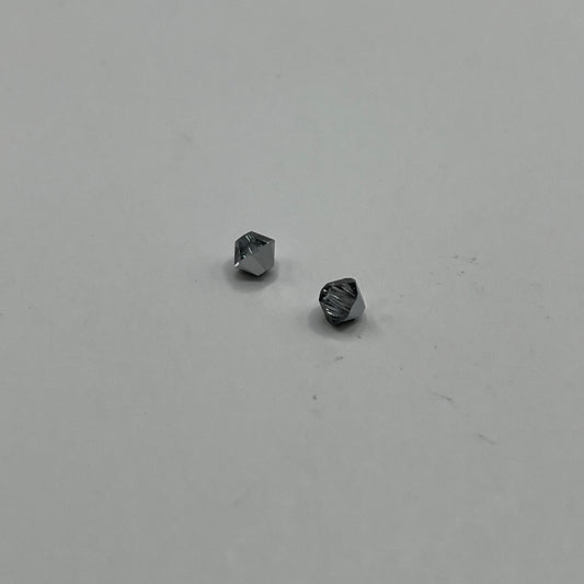 Swarovski 4MM Bicones - Crystal Light Chrome (12pcs)