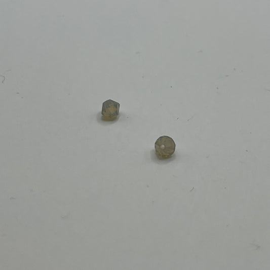 Swarovski 4MM Bicones - Light Grey Opal (12pcs)