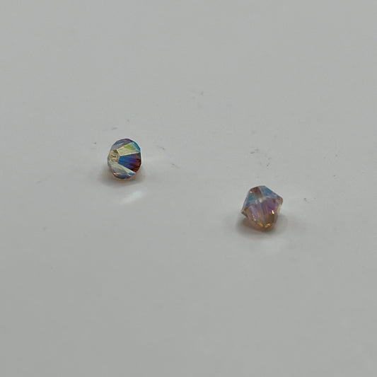 Swarovski 6MM Bicones - Golden Shadow AB (24pcs)