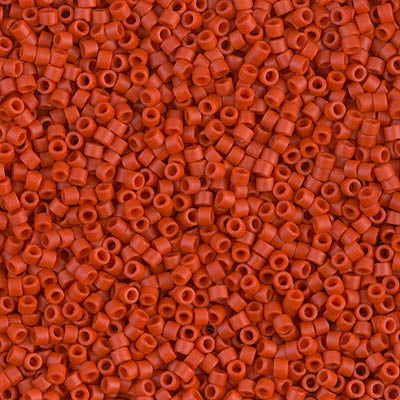 DB0795 - Dyed Matte Opaque Vermillion - 11/0