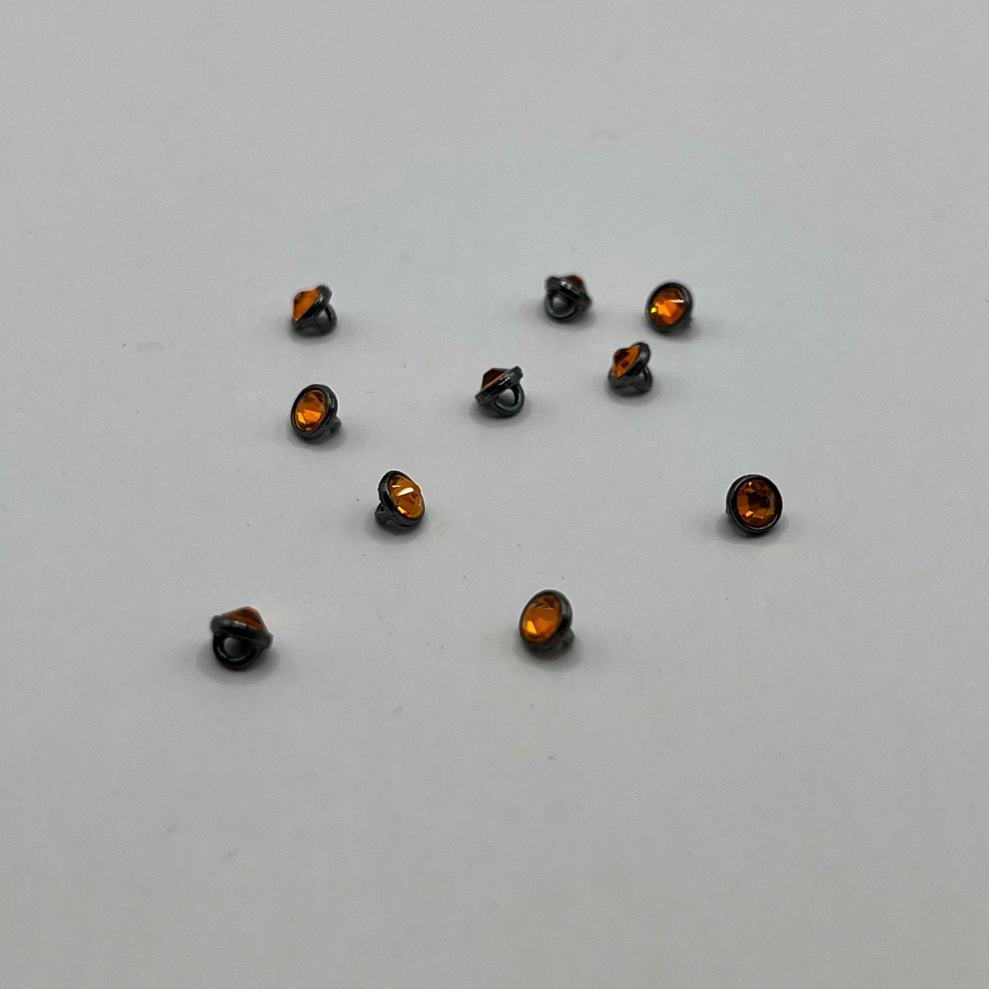 Swarovski 3MM Crystaletts - Sun / Black Rhodium (10pcs)