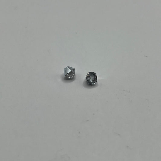 Swarovski 4MM Bicones - Crystal Comet Argent Light (12pcs)