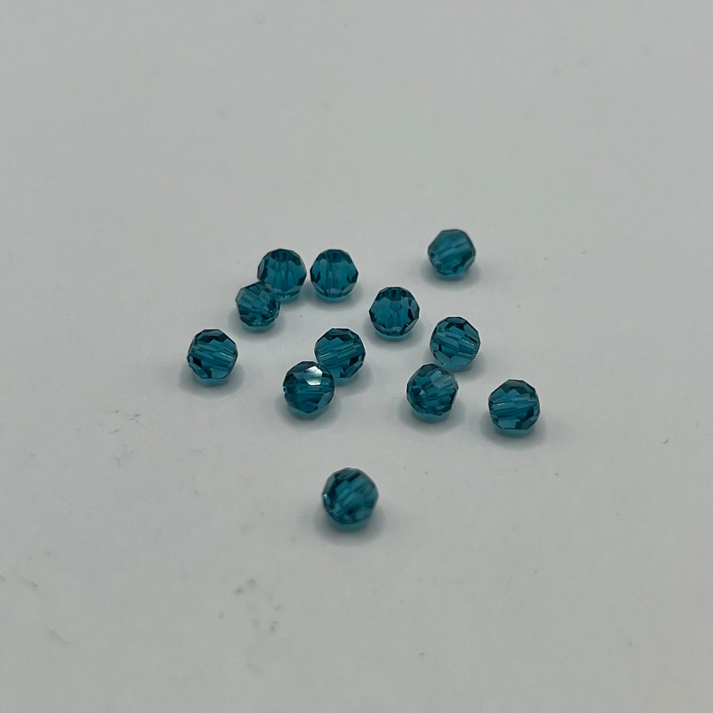 Swarovski 4MM Round Faceted A5000 - Indicolite (12pcs)