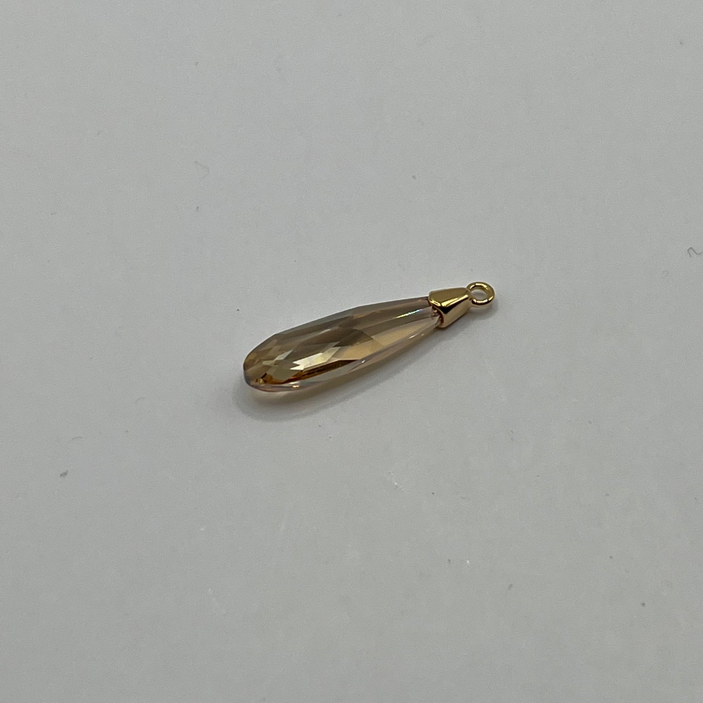 Swarovski 23MM Raindrop A6533 - Golden Shadow / Gold Plated