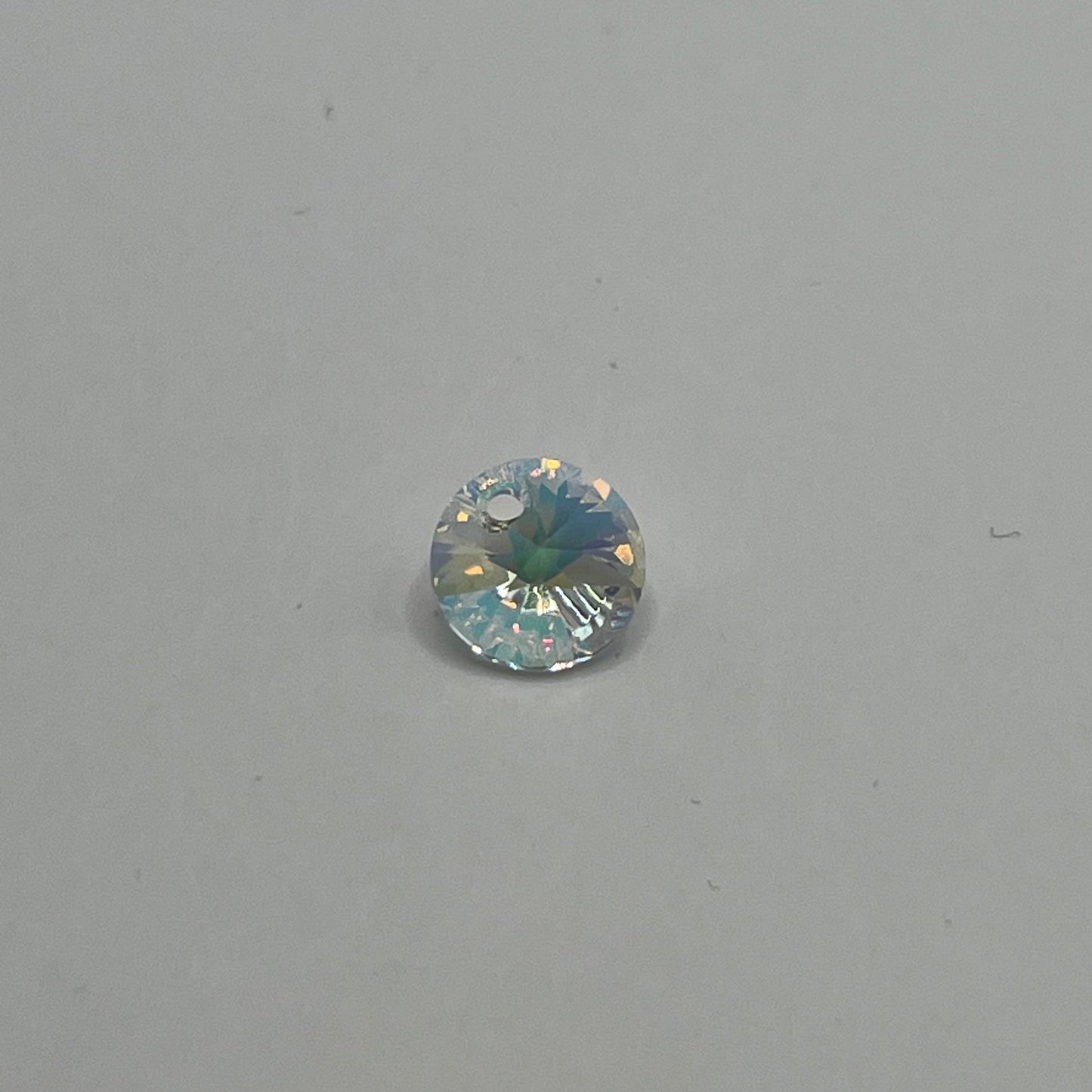 Swarovski 8MM Disc Pendant A6428 - Crystal Transmission