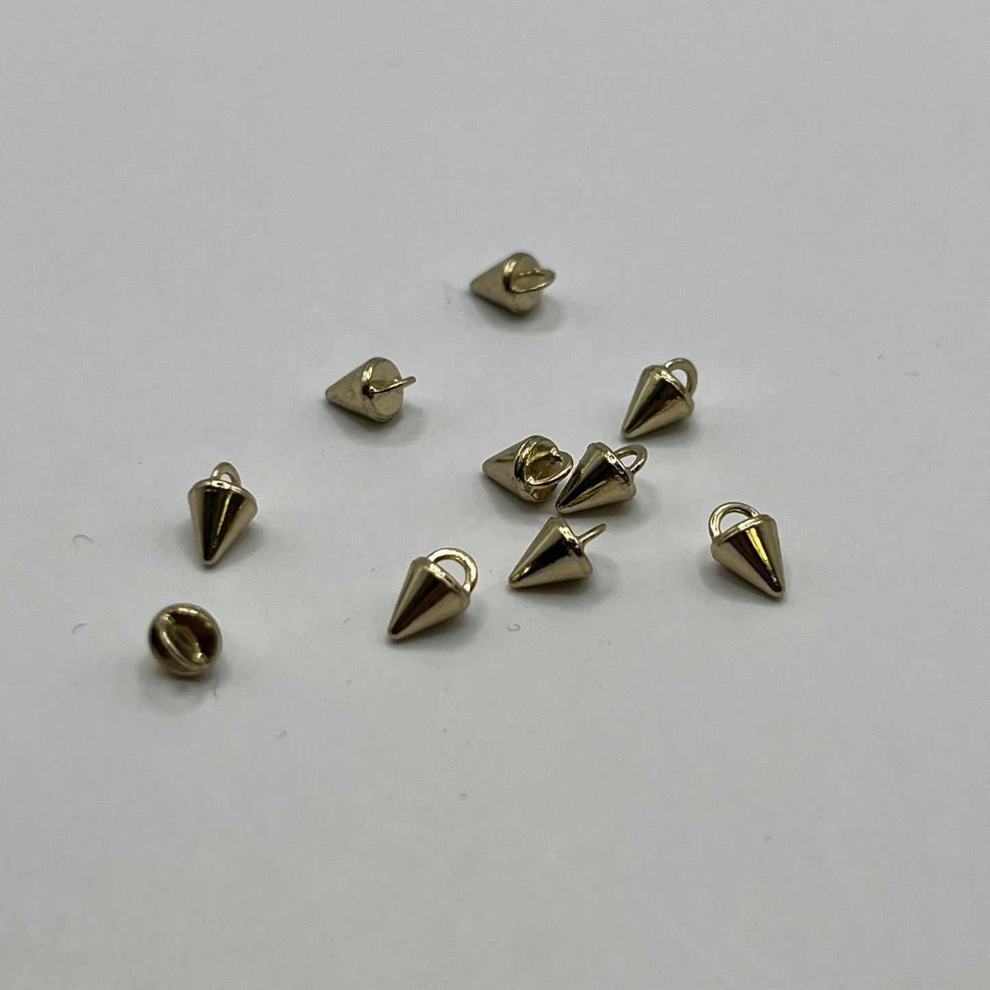 Swarovski Crystalett Micro Spike Buttons - Gold (10pcs)