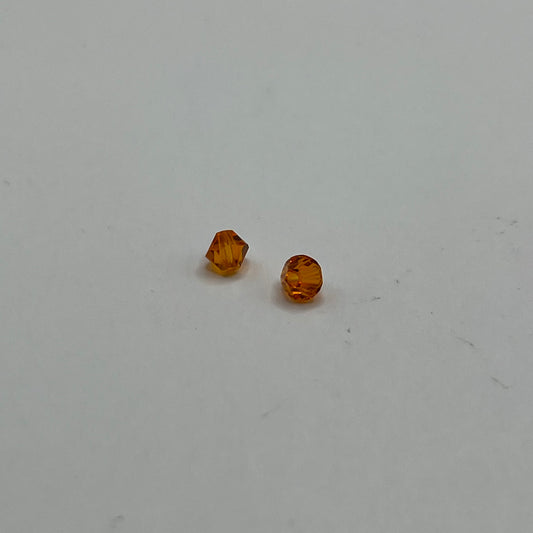 Swarovski 4MM Bicones - Tangerine (12pcs)