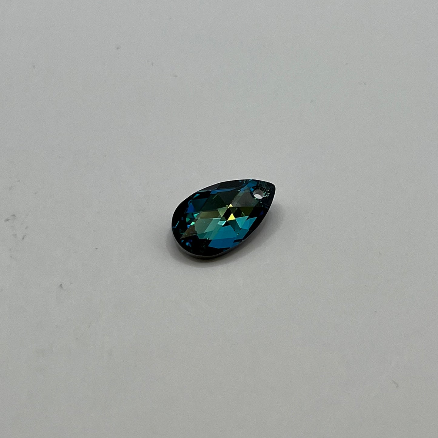Swarovski 16MM Pear Pendant A6106 - Crystal Bermuda Blue