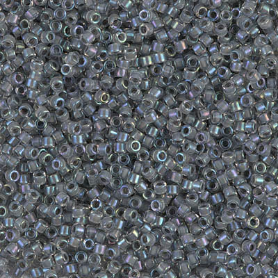 DB0081 - Gray-Lined Crystal AB - 11/0
