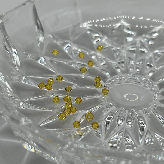Swarovski 2.5MM Bicones - Light Topaz (24pcs)