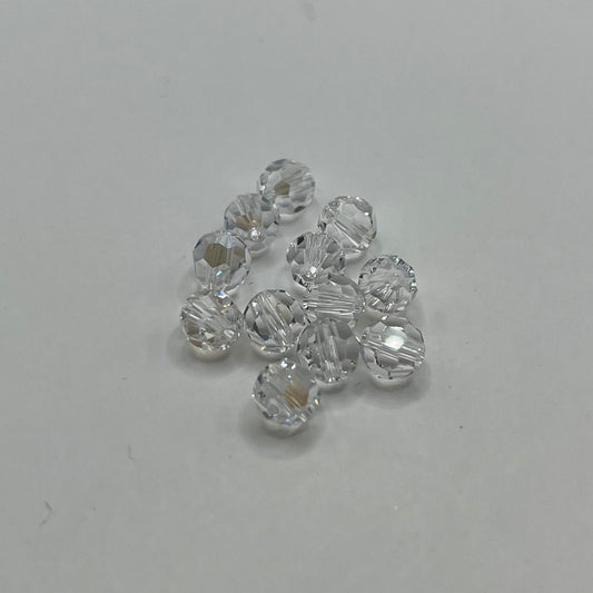 Swarovski 6MM Crystal Round - Crystal (12pcs)