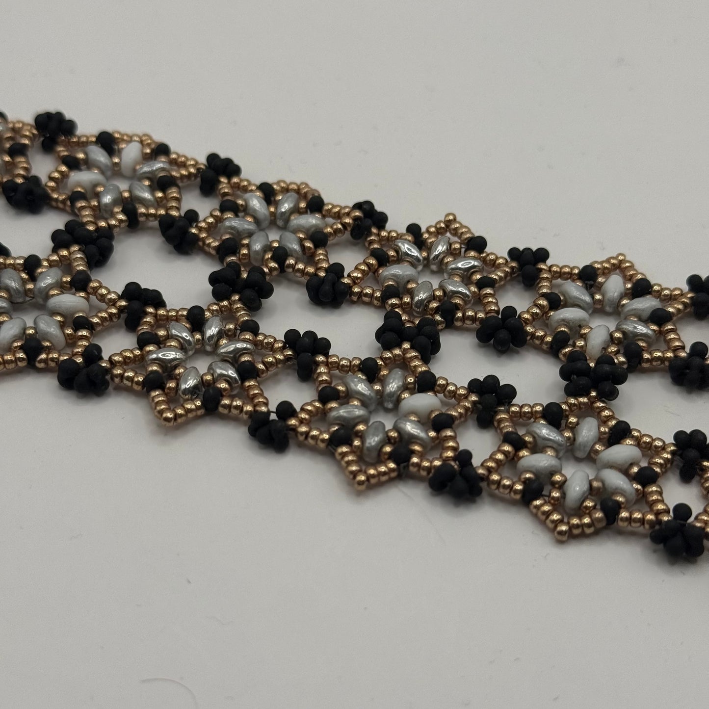 Black and Gold Star Bracelet