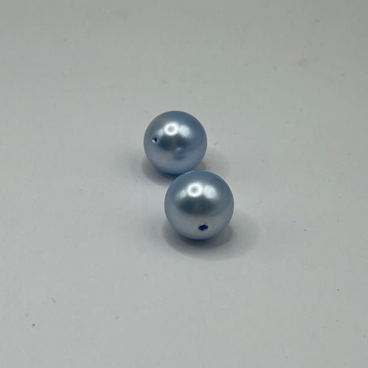Swarovski 12MM Pearls - Light Blue (2pcs)