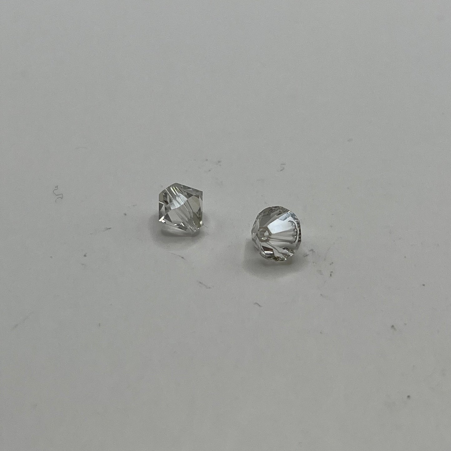 Swarovski 6MM Bicones - Crystal Silver Shade (12pcs)