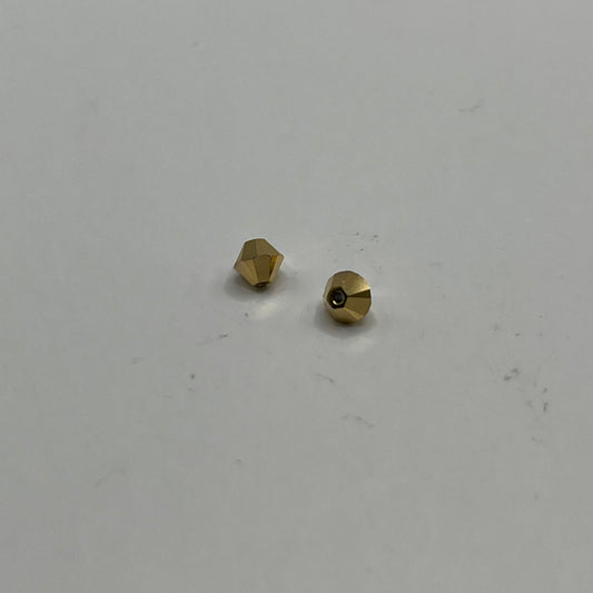 Swarovski 4MM Bicones - Crystal Aurum 2X (12pcs)