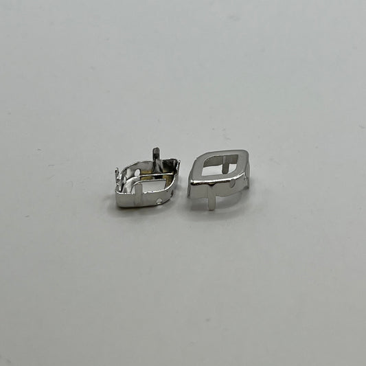 Swarovski 14x9MM Lemon Crystal Setting A4230 - Rhodium Plated (2pcs)