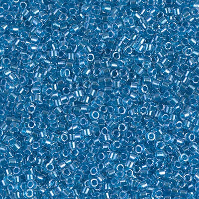 DB0905 - Sparkling Aqua Lined Crystal - 11/0