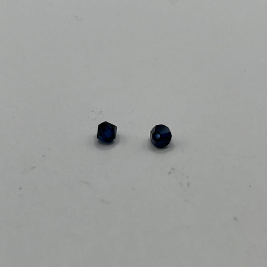 Swarovski 4MM Bicones - Dark Indigo (12pcs)