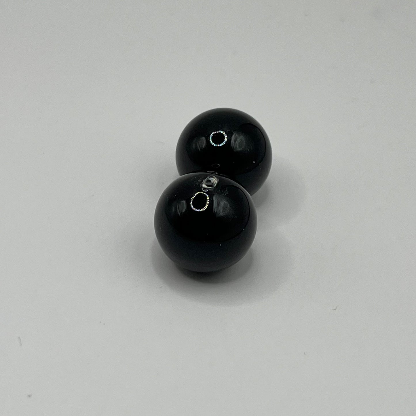 Swarovski 14MM Pearls - Mystic Black (2pcs)