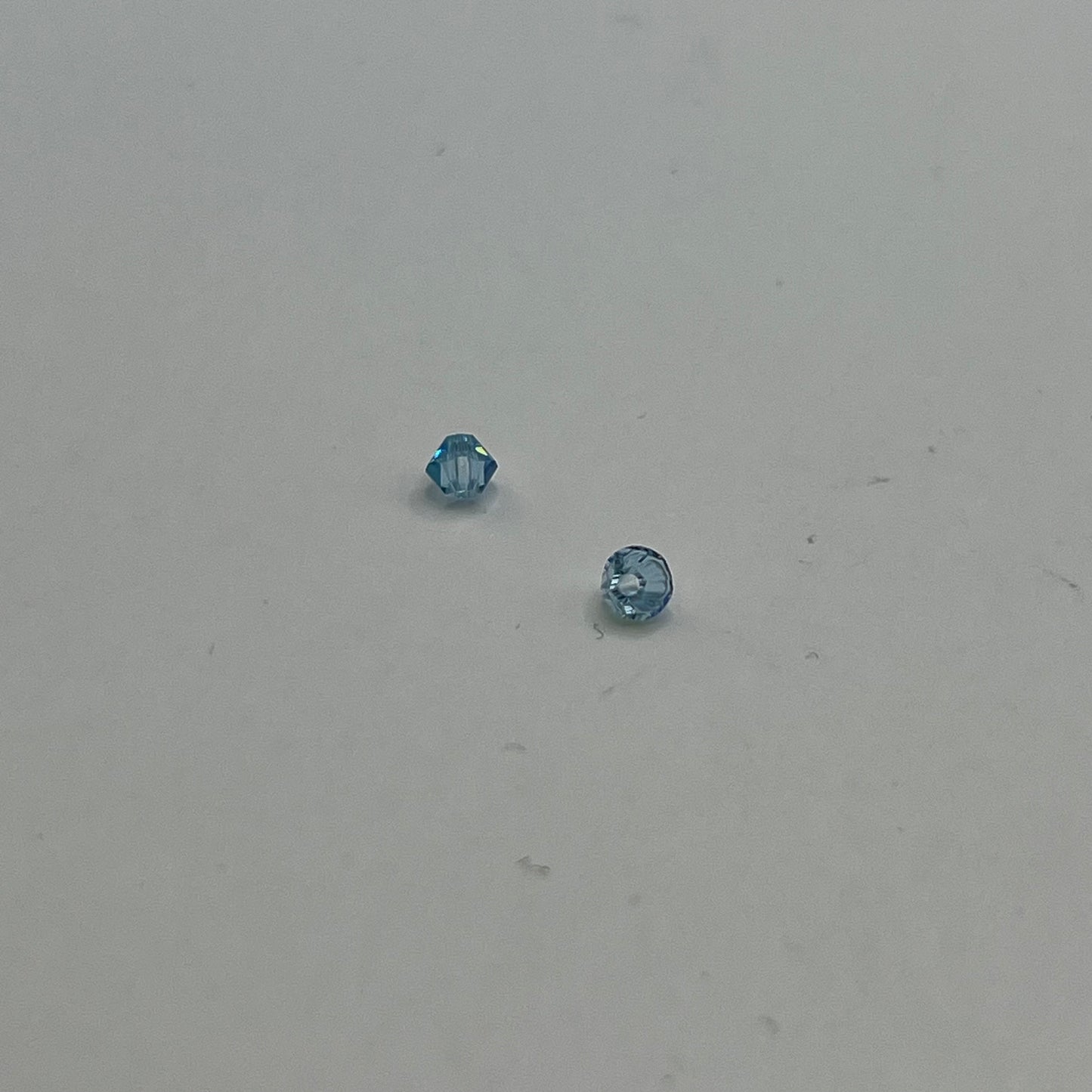 Swarovski 3MM Bicones - Aqua / Glacier Blue (24pcs)